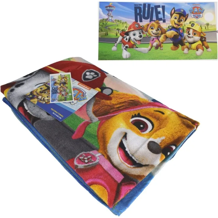 Handtuch ca. 70 x 140 cm Dusch- und Badetuch Paw Patrol Paw Patrol horizontal