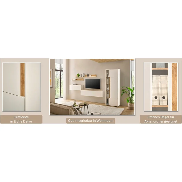 Home affaire Büromöbel-Set CiTY/GiRON, (Set, 5-tlg) – Bild 4