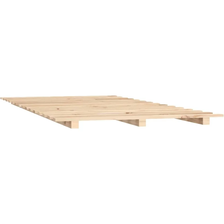 vidaXL Massivholzbett 135x190 cm Kiefer 824608 – Bild 3