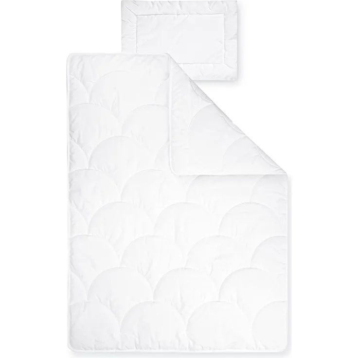 Julius Zöllner Kindersteppbett-Set Babytraum, Decke mit Kissen, Thinsulate Lite Loft, Standard 100 by OEKO-TEX, Größe 100x135 cm + 40x60 cm
