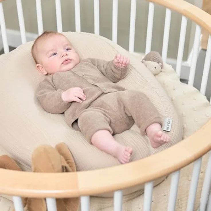 Meyco Baby Stillkissenbezug Sand, (1 Stück), One size – Bild 8