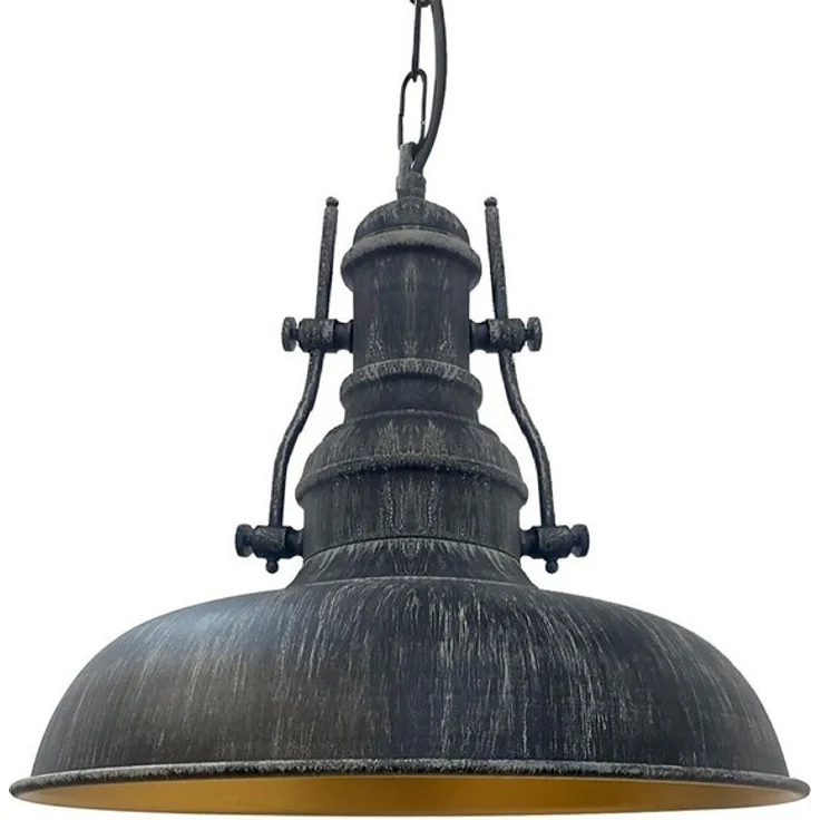 Bamyum Pendelleuchte Bamyum Pendelleuchte I Nota I Ø 31 cm Vintage Metall Lampe, ohne Leuchtmittel – Bild 4
