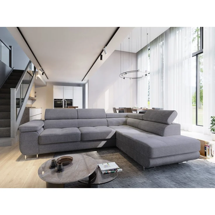 Masseno Ecksofa APIRO mit Schlaffunktion L-Form, Sofa mit Bettkasten – Bild 5