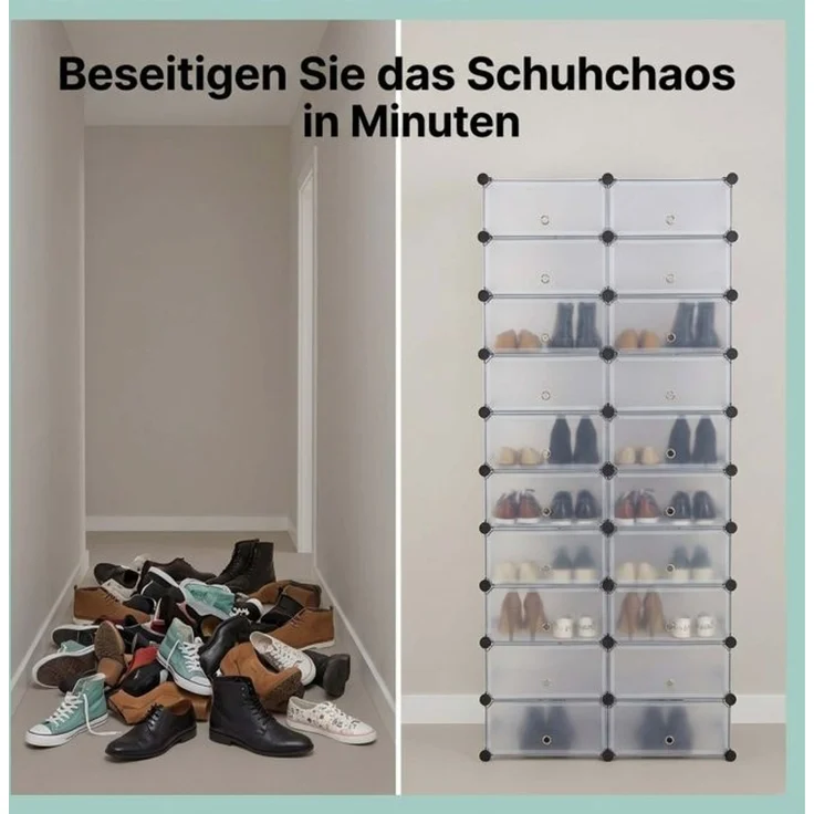 Relaxdays Schuhregal 10 Ebenen – Bild 3