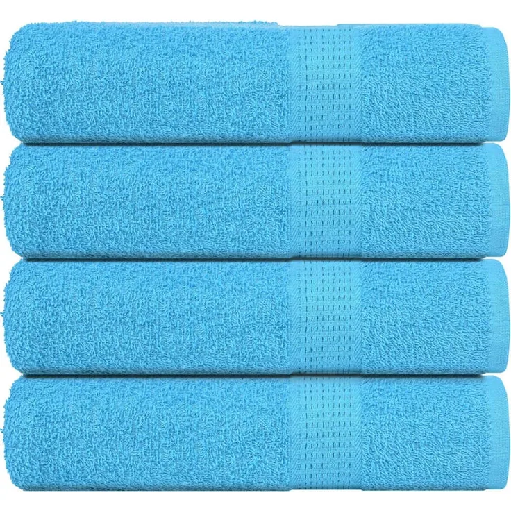 vidaXL Badetücher FROGN 4 Stk. Türkis 100x150 cm 360 g/m² 136981