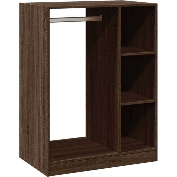 vidaXL Kleiderschrank Grau Sonoma 77x48x102 cm Holzwerkstoff 840812 – Bild 6