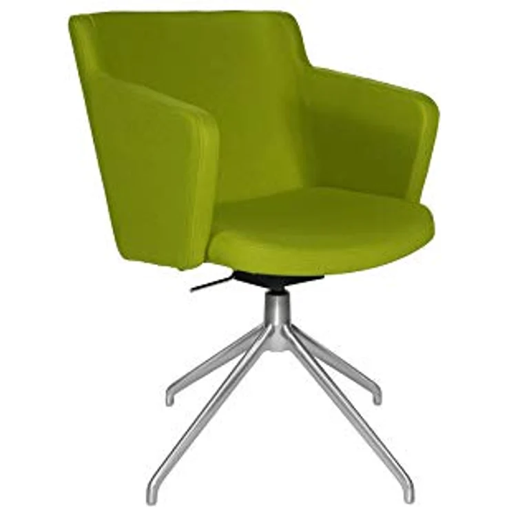 TOPSTAR | Besuchersessel SFH | 3D-Sitzgelenk und Aluminium-Fußkreuz | grün – Bild 2