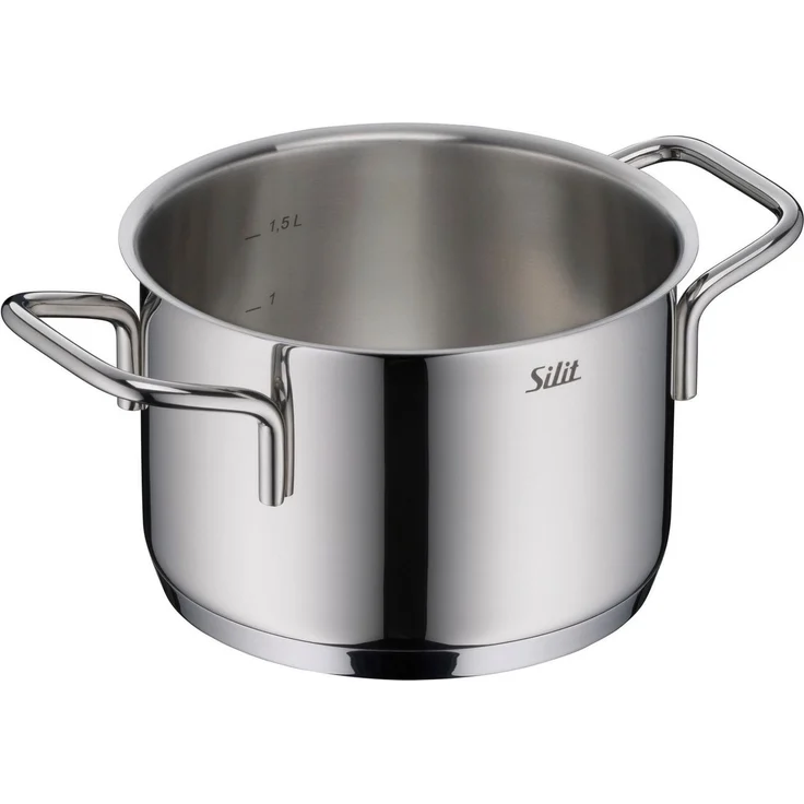 Silit Kochtopf Extra Cook, mit Glasdeckel, Edelstahl 18/10 (2-tlg), SiliTherm Universalboden, induktionsgeeignet, spülmaschinengeeignet – Bild 4