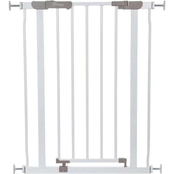 Dreambaby® AVA Slimline - Extra-Schmale Tür- & Treppengitter 61-68cm - Druckinstallation. Geeignet für Türen, Flure und Treppen (Farbe: Weiß) – Bild 5