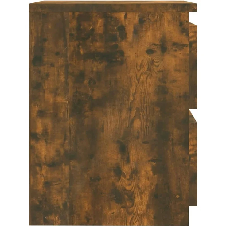 vidaXL Nachttische 2 Stk. Räuchereiche 30x30x40 cm Holzwerkstoff 815328 – Bild 5