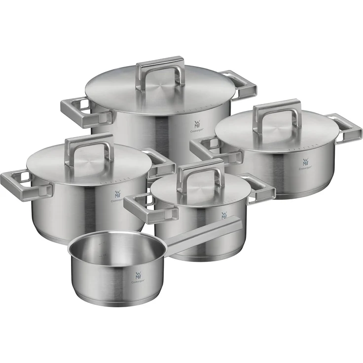 Kochtopf-Set Ultimate Cool 9-tlg, Edelstahl, Silber, 29 x 28 x 51 cm – Bild 1