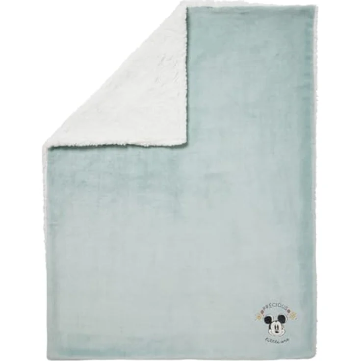 Babycalin - Decke aus 2 Materialien, Micky Maus, 75 x 100 cm. Babycalin – Bild 1