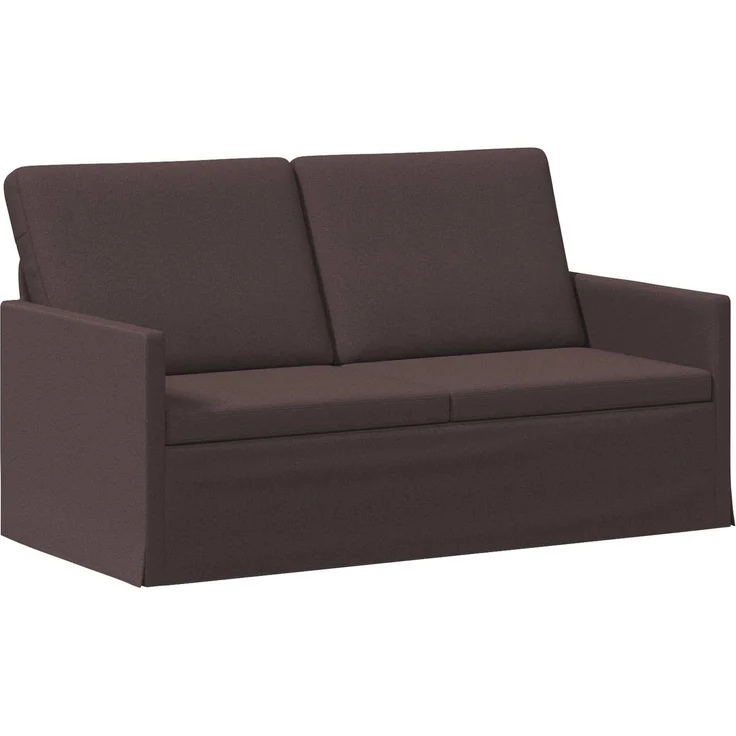 vidaXL 2-Sitzer Sofa Dunkelbraun 150 x 81 x 82 cm Stoff 42041077 – Bild 1