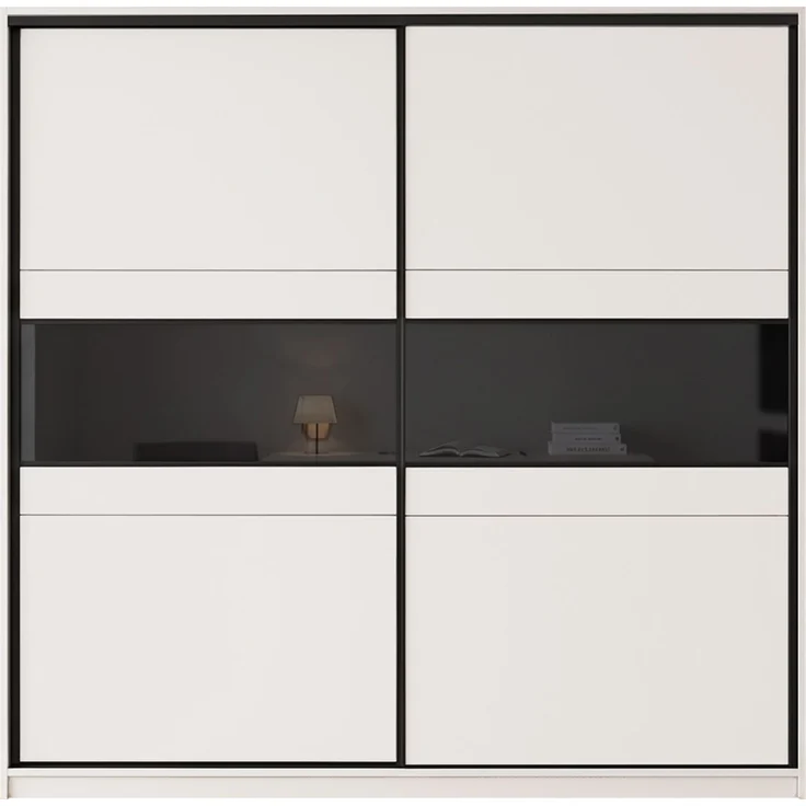 Mirjan24 Kleiderschrank Joxi 226 (Farbe: Cashmere), 220 x 65 x 226 cm – Bild 1