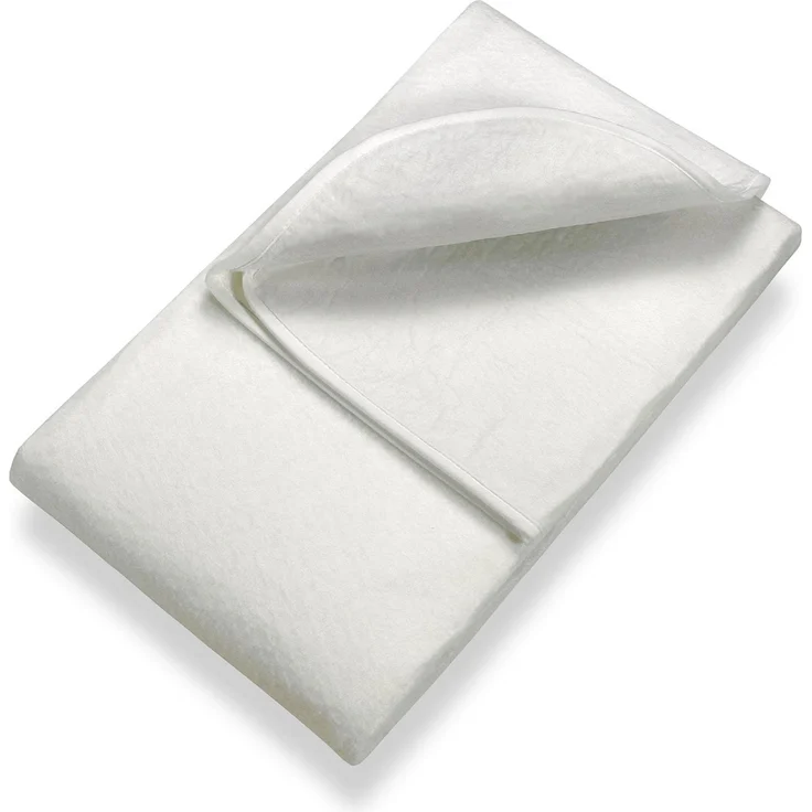 Sleezzz Basic Nadelfilz Matratzenunterlage 200 x 200 cm, Matratzenschoner zum Auflegen aufs Lattenrost, Weiß