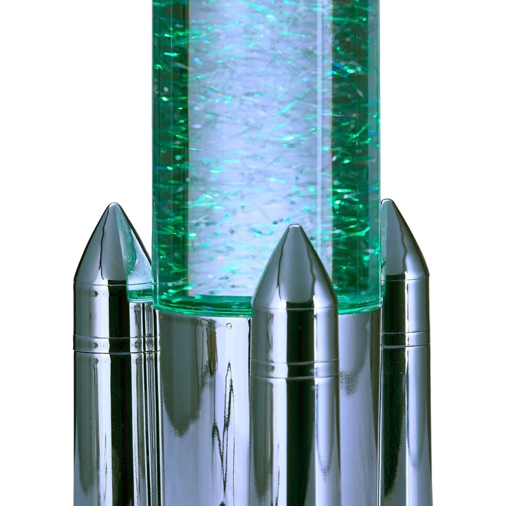Deko RGB LED Tischleuchte APOLLO Raketenlampe per USB betrieben, Höhe 33cm – Bild 11