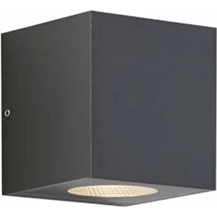 Arcchio LED Wandleuchte Tassnim, 2-flammig, schwarz, Aluminium, IP65, Außenwandleuchte für Terrasse und Garten
