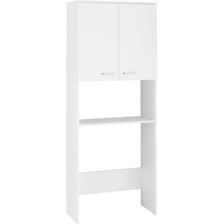 Schildmeyer Waschmaschinenumbauschrank Mobes 147420, weiß, 70,3 x 32,6 x 188,6 cm – Bild 4