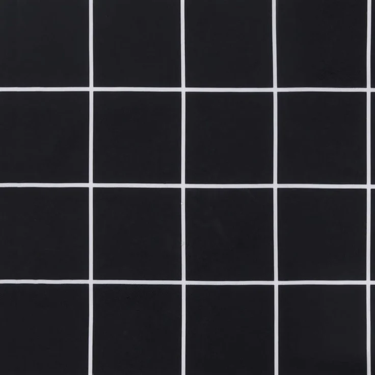 vidaXL Sonnenliegen-Auflage Schwarz Karomuster Oxford-Gewebe 361444 – Bild 8