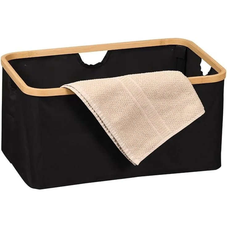 KESPER Aufbewahrungskorb aus recyceltem Polyester und Bambus / Korb – Bild 2