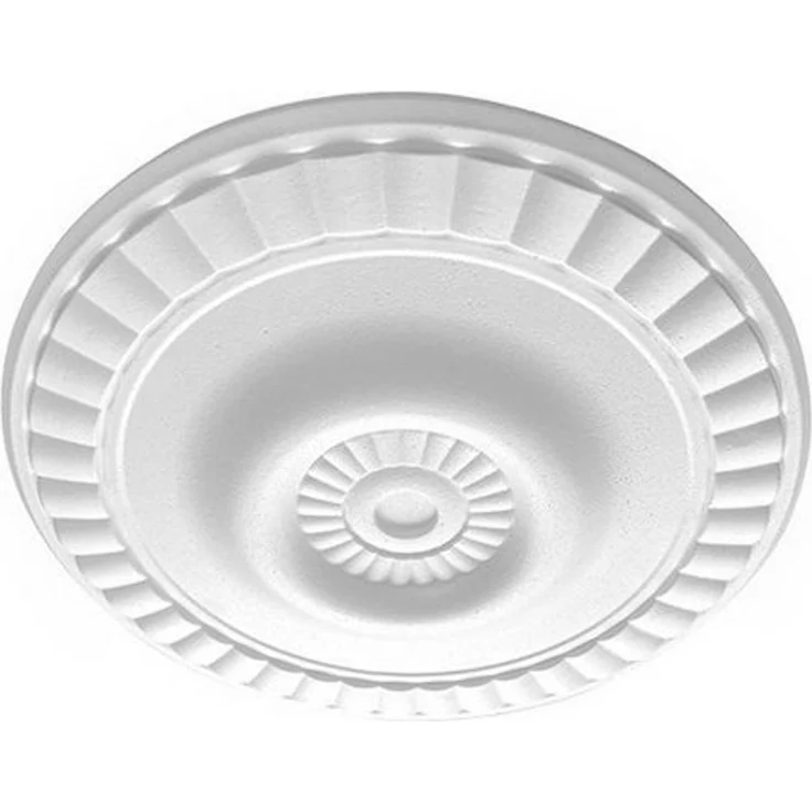 Hexim Decken-Rosette (HEXIM Stuckrosette aus EPS Styropor weiß - Deckenrosette weiß, Zierelement, Stuck (Hexim) Wanddeko Wohnzimmer Decke Polystyrol) – Bild 3