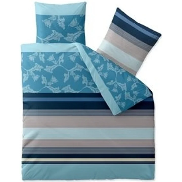 aqua-textil Bettwäsche Trend Bettgarnitur Renforcé Reißverschluss 200x220cm Isabis, Baumwolle, 3 teilig – Bild 6
