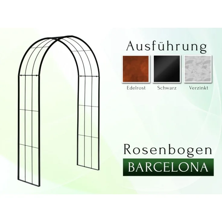 GardenAndPools Rosenbogen BARCELONA 140cm Verzinkt