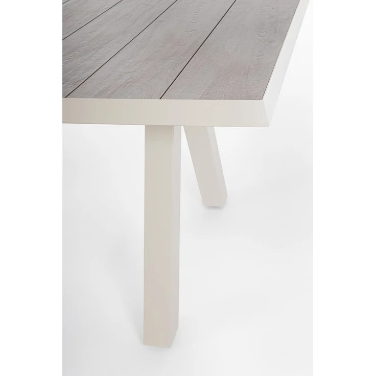 Gartentisch Norik ausziehbar, Aluminium und Keramik, modern, beige Pelikan, für 8–10 Personen – Bild 7