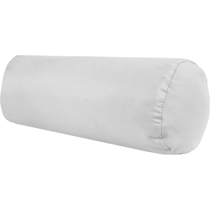 Bestlivings Nackenrolle 15x40cm ( BxL ) Bezug in der Farbe Hellgrau, in vielen vers. Farben