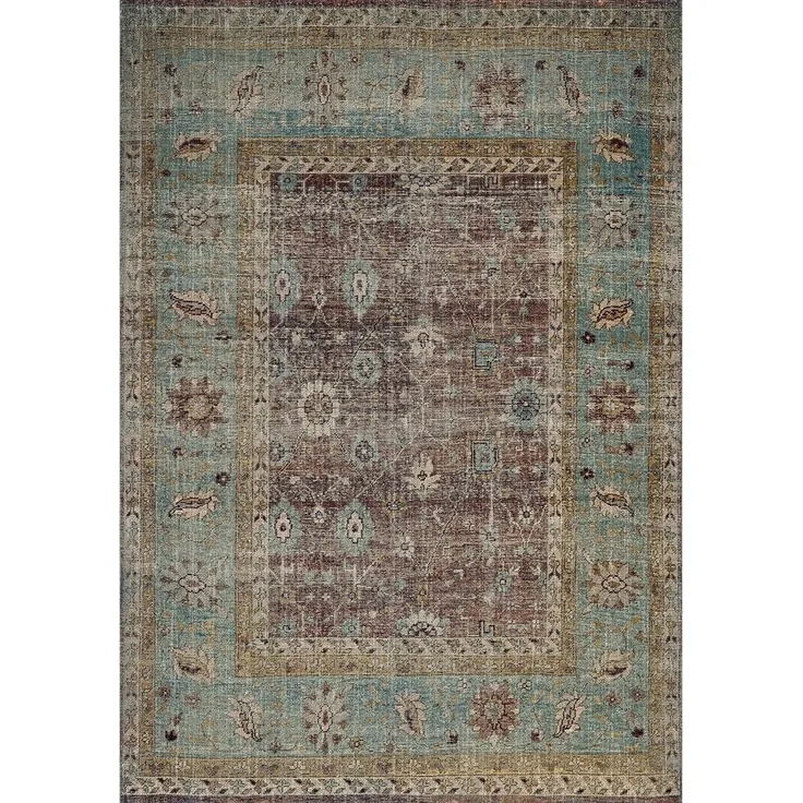 Bamyum Teppich Enber Teppich mit Chenille-Druck, Waschbarer, Antibakteriell Teppich, Einzelstück