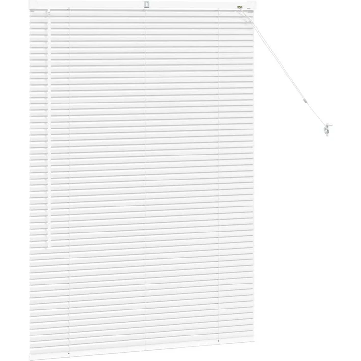 vidaXL Venezianische Jalousie Weiß 130 x 90 cm 25 mm Aluminium 42005970 – Bild 5