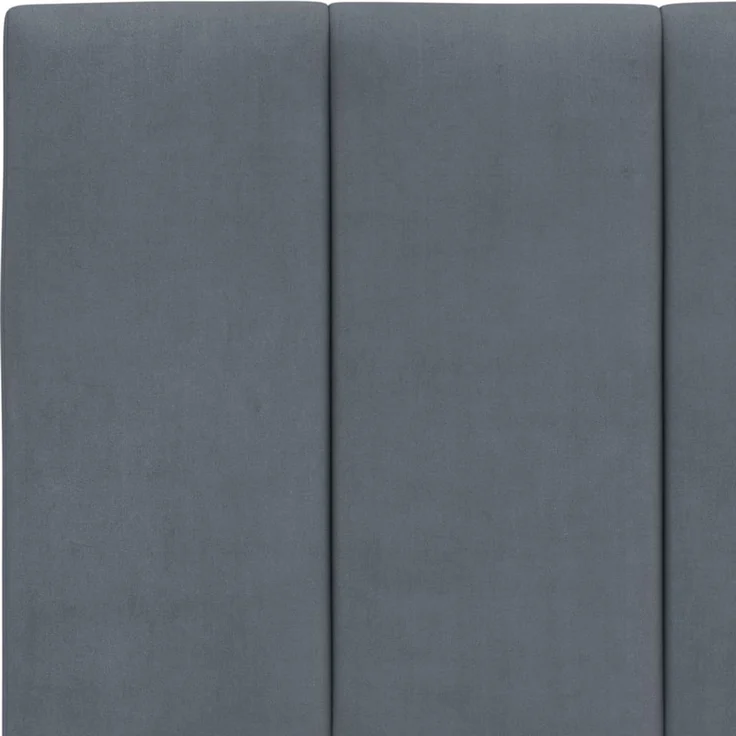 vidaXL Kopfteil-Kissen Dunkelgrau 160 cm Samt 374676 – Bild 8
