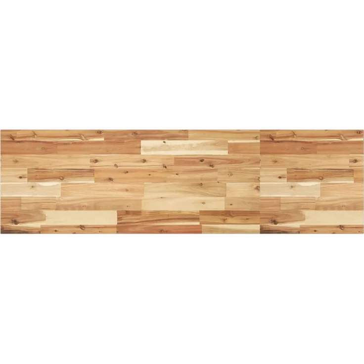 vidaXL Waschbeckenregal Wandmontage Stahl und Akazienholz 3302725 – Bild 8
