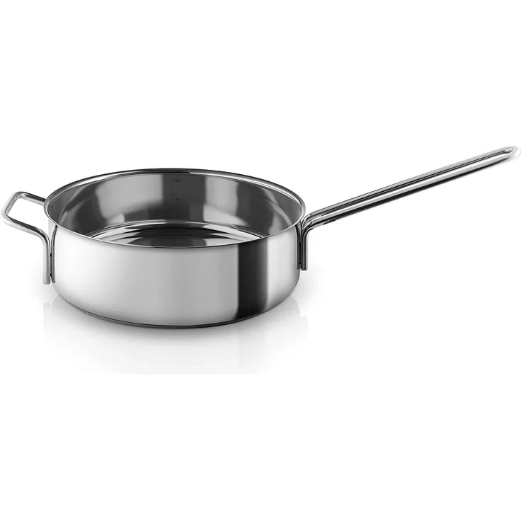 Eva Solo Sautierpfanne, Bratpfanne, Pfanne, Sauteuse, Stielsauteuse, Kochen, Kochzubehör, Edelstahl, Ø 24 cm, 202424