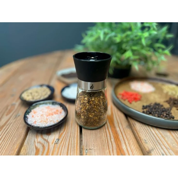 Grillfürst Gewürzmühle 3er Set - für Salz, Pfeffer, Gewürze und Gewürzmischungen – Bild 8