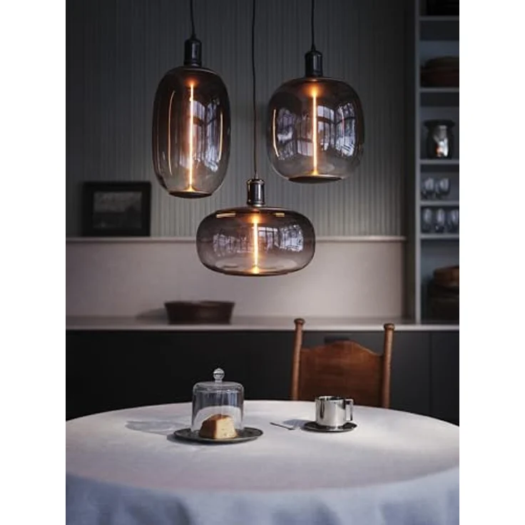 OSRAM Hängelampe VINTAGE 1906 BOBBIN, Pendelleuchte aus schwarzem Metall, Ø 10 cm, E27 Sockel – Bild 6