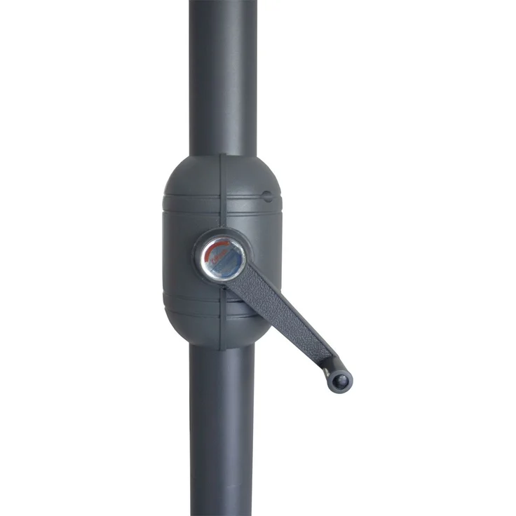 Primaster Sonnenschirm Kreta dunkelrot Ø 300 cm – Bild 8