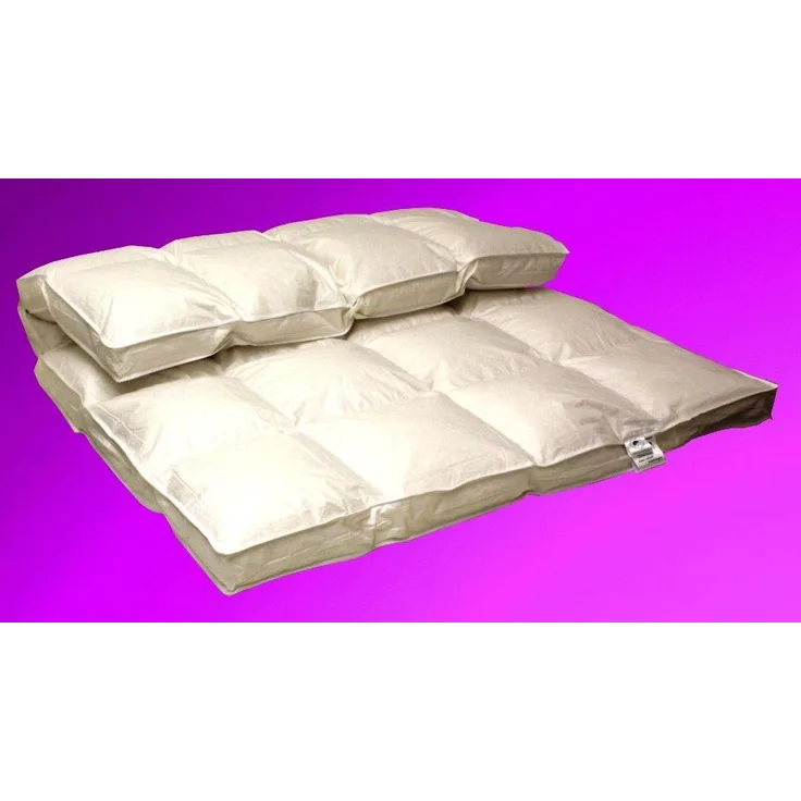 Betten Hofmann Premium 8 cm Winter Hochsteg Daunendecke 4x6 Außensteg 135x200 Naturprodukt