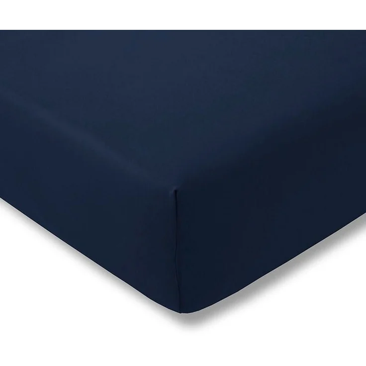 Estella Jersey Stretch Spannbetttuch Bettlaken 180 x 200 cm - 200 x 220 cm 6600 635 saphir – Bild 1