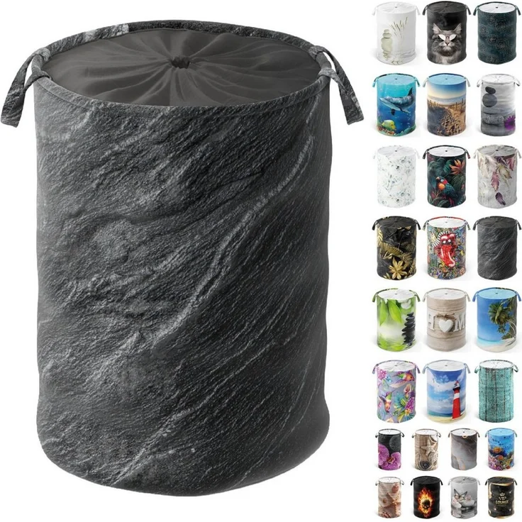 Sanilo Wäschekorb mit Motiv, viele schöne Wäschesammler zur Auswahl, Wäschesack mit Sichtschutz, 60 Liter, faltbar, kräftige Farben – Bild 5