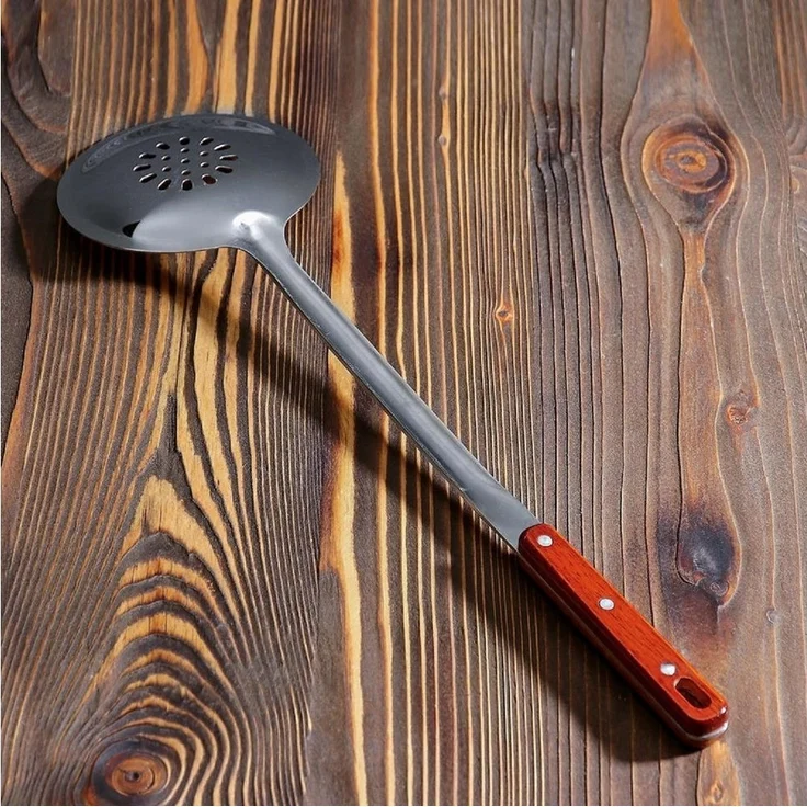 Olymp Handels GmbH Schaumlöffel Langer Schaumlöffel Schumowka für Kazan 65 cm Holzgriff Schaumkelle – Bild 2