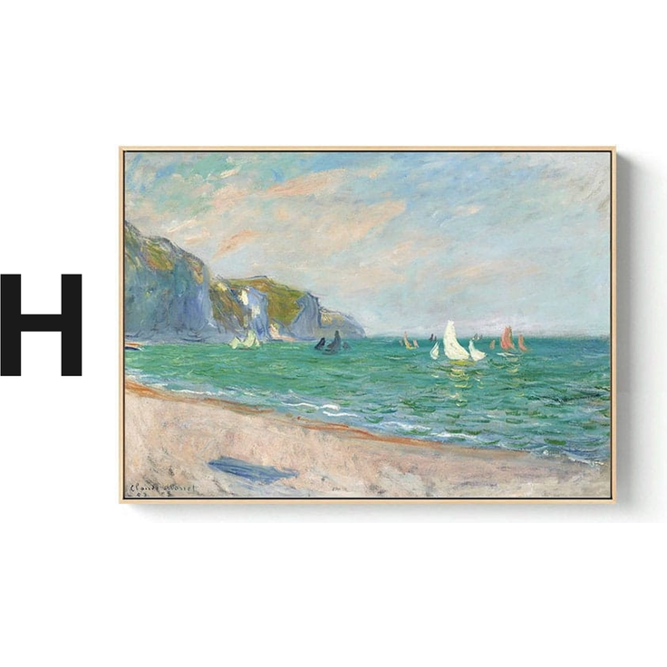 Poster Vintage Claude Monet · Deko Print ohne Rahmen - H / 30x40 cm