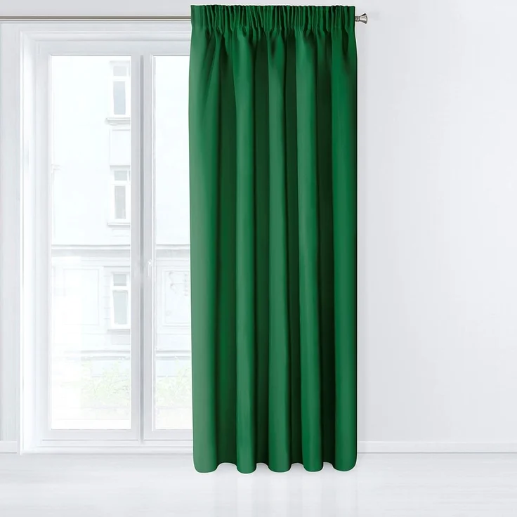 Eurofirany Verdunkelungsvorhang PARISA Blackout Vorhang Einfarbig Musterlos Ösen Kräuselband, Kräuselband, minimalistisches, einfarbiges Design – zeitlos und elegant – Bild 6
