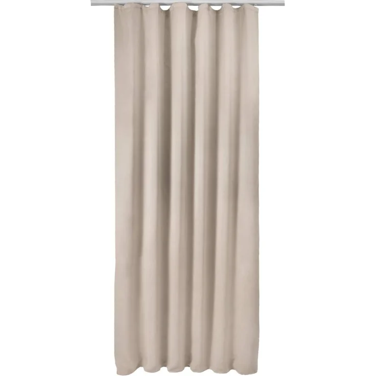 Beautissu Vorhang Amelie Nora, 2er Set Kräuselband Verdunkelungsvorhang 140x245cm – Bild 4