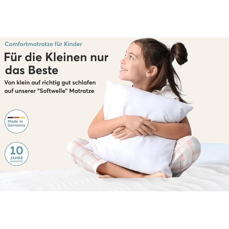 Kaltschaummatratze Kinder- und Jugendmatratze Softwelle Härtegra.., RAVENSBERGER Matratzen, 16 cm hoch, Speziell für die Bedürfnisse von Kindern und Jugendlichen entwickelt – Bild 3