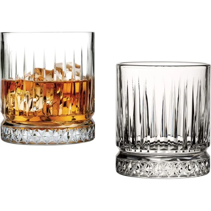 Pasabahce Whiskyglas, 4-teilige Profi-Packung, Modell Elysia CL 21 Groesse cm 8,5h diam. 7,3 Wassergläser