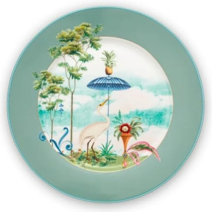 PiP Studio Speiseteller Jolie Blue Teller 32 cm, Plate Jolie Blue 32cm