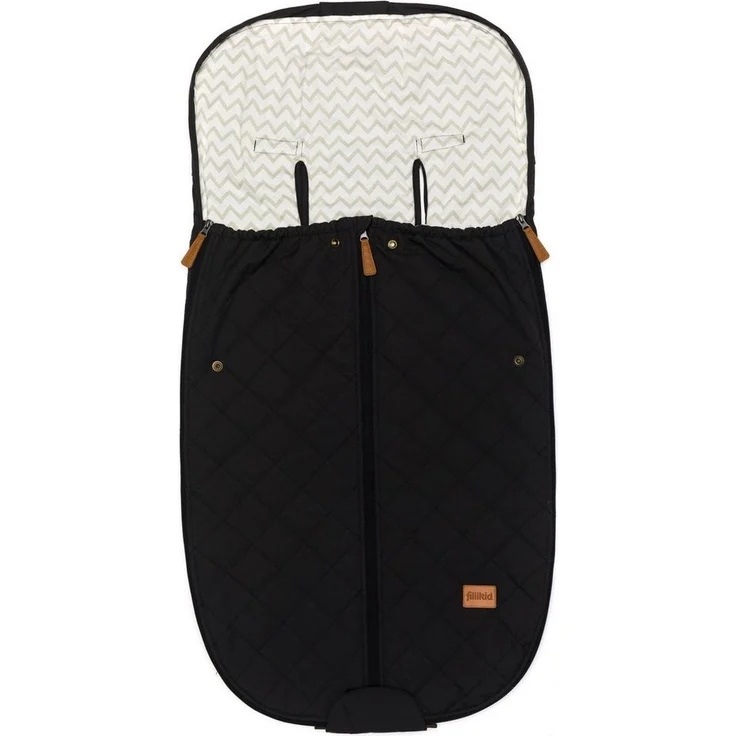Fillikid Fußsack Sommerfußsack Light Big, schwarz – Bild 3