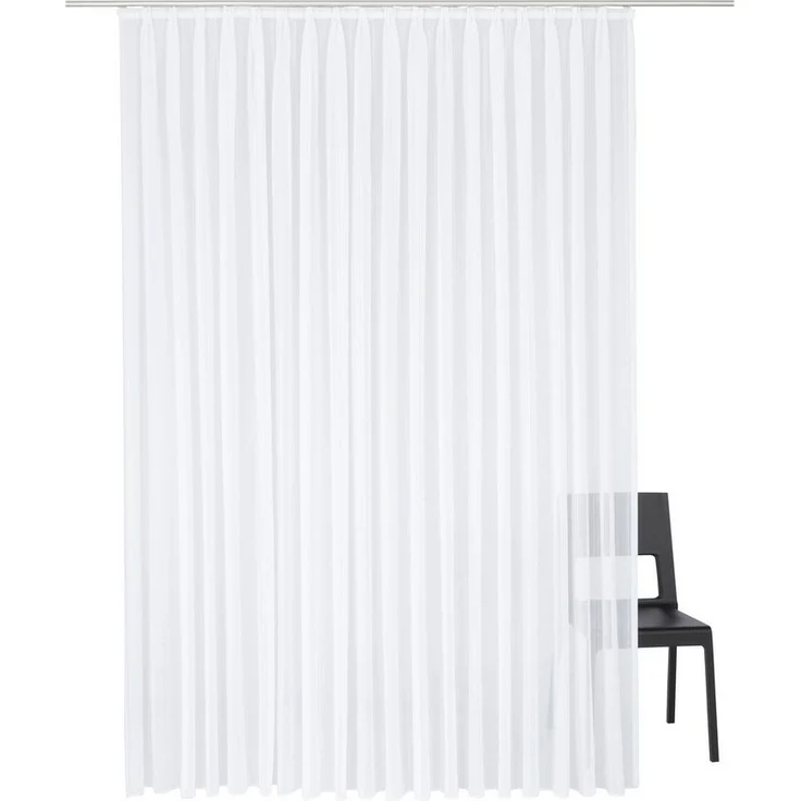Wirth Gardine Gerty, Faltenband (1 St), halbtransparent, Sablé, Store – Bild 2