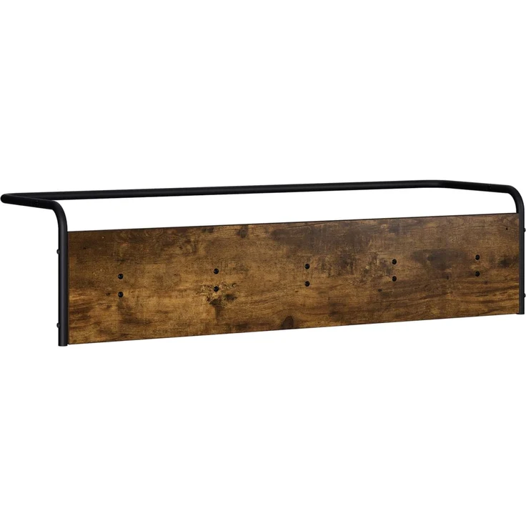 vidaXL Garderobenständer 100 x 30 x 25 cm Räuchereiche Holzwerkstoff 8014090 – Bild 4